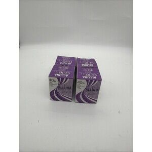 4 Allura G-16 1/2 Decorative Globe Light Bulb A3926 Clear 40W 130V Candelabra